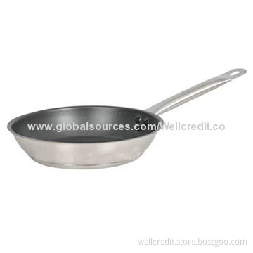 Stainless steel non stick fry pan